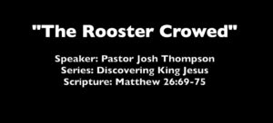 “The Rooster Crowed”